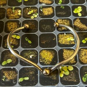 Vintage Eden and Arts Sterling and 14K Bracelet